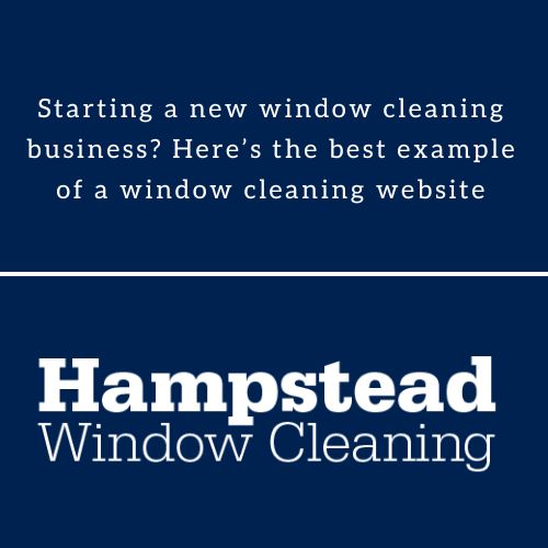 Starting a new window cleaning business? Want to see the best example of a window cleaning website?